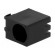 LED housing | 5mm | polyamide | angular | black | UL94V-2 | H: 9.5mm image 1