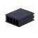 LED housing | polyamide | angular | black | UL94V-2 | No.of diodes: 4 image 2