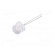 LED | 8mm | pink | 500÷750mcd | 100° | Front: convex | Pitch: 2.54mm image 2