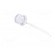 LED | 8mm | pink | 500÷750mcd | 100° | Front: convex | Pitch: 2.54mm image 4