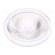 LED lens | round | plexiglass PMMA | transparent | 22÷28° | H: 16.4mm paveikslėlis 1