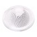 LED lens | round | plexiglass PMMA | transparent | 22÷28° | H: 16.4mm фото 2