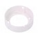 LED lens | round | Mat: PMMA plexiglass | transparent | Colour: white image 2