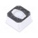 LED lens | square | Mat: polycarbonate | transparent | 45° | H: 12.55mm фото 2