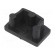 Cap for LED profiles | black | 20pcs | ABS | rounded | BEGTON12 image 2