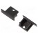 Cap for LED profiles | black | 20pcs | ABS | with hole | SMART-IN10 image 2