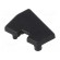 Cap for LED profiles | black | 2pcs | ABS | GEN2,with hole | EDGE10 image 1