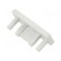 Cap for LED profiles | grey | 20pcs | ABS | GEN2,with hole | SURFACE10 image 2