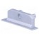 Cap for LED profiles | silver | ABS | Application: GROOVE14 | Pcs: 2 image 1