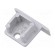 Cap for LED profiles | silver | 2pcs | ABS | with hole | SMART-IN10 paveikslėlis 2