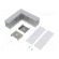 Connector 90° | silver | aluminium | anodized | VARIO30-07 image 1