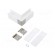 Connector 90° | white | aluminium | Application: VARIO30-05 paveikslėlis 2