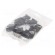 Flexible mounting plate W | black | 20pcs | stainless steel | WIDE24 image 1