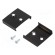 Flexible mounting plate W | black | 20pcs | stainless steel | WIDE24 image 2