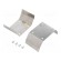 Holder | natural | 2pcs | stainless steel | PHIL image 1