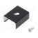 Holder U4 | black | 2pcs | stainless steel | Kit: 2 holders,screw x2 image 1