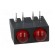 LED | horizontal,in housing | red | 4.8mm | No.of diodes: 2 | 20mA | 60° image 9