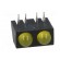 LED | horizontal,in housing | yellow | 4.8mm | No.of diodes: 2 | 20mA image 9