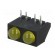 LED | horizontal,in housing | yellow | 4.8mm | No.of diodes: 2 | 20mA image 2