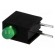 LED | in housing | green | 3mm | No.of diodes: 1 | 20mA | 40° | 2.2÷2.5V image 1