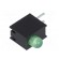 LED | in housing | green | 3mm | No.of diodes: 1 | 20mA | 80° | 1.6÷2.6V image 2