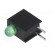 LED | in housing | green | 3mm | No.of diodes: 1 | 20mA | 80° | 1.6÷2.6V image 4