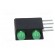 LED | in housing | green | 3mm | No.of diodes: 2 | 20mA | 40° | 2.2÷2.5V image 3