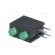 LED | in housing | green | 3mm | No.of diodes: 2 | 20mA | 60° | 2.2÷2.5V paveikslėlis 4