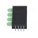 LED | in housing | green | 3mm | No.of diodes: 4 | 20mA | 80° | 1.6÷2.6V image 5