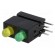 LED | in housing | green,yellow | 3mm | No.of diodes: 2 | 20mA image 1