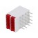 LED | in housing | red | 1.8mm | No.of diodes: 8 | 10mA | 38° | 2V | 13mcd image 1