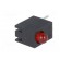 LED | in housing | red | 3mm | No.of diodes: 1 | 20mA | Lens: diffused,red paveikslėlis 2