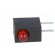 LED | in housing | red | 3mm | No.of diodes: 1 | 20mA | Lens: diffused,red paveikslėlis 3