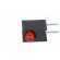 LED | in housing | red | 3mm | No.of diodes: 1 | 20mA | Lens: red,diffused фото 3