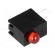 LED | in housing | red | 3mm | No.of diodes: 1 | 20mA | Lens: diffused,red image 1