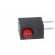 LED | in housing | red | 3mm | No.of diodes: 1 | 20mA | Lens: red,diffused image 3