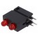 LED | in housing | red | 3mm | No.of diodes: 2 | 20mA | Lens: diffused,red image 1