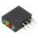 LED | in housing | red,blue,green,yellow | 1.8mm | No.of diodes: 4 paveikslėlis 1