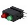 LED | in housing | red,green | 3mm | No.of diodes: 2 | 20mA image 1