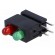 LED | in housing | red,green | 3mm | No.of diodes: 2 | 20mA фото 2