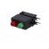 LED | in housing | red/green | 3mm | No.of diodes: 2 | 20mA | 40° | 2÷2.2V paveikslėlis 2