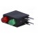 LED | in housing | red/green | 3mm | No.of diodes: 2 | 20mA | 40° image 2