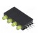 LED | in housing | yellow | 3mm | No.of diodes: 4 | 20mA | 80° | 1.6÷2.6V image 4