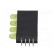 LED | in housing | yellow | 3mm | No.of diodes: 4 | 20mA | 80° | 1.6÷2.6V image 5