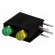 LED | in housing | yellow/green | 3mm | No.of diodes: 2 | 2mA | 40° фото 1