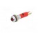 Indicator: LED | prominent | red | 24VDC | Ø8mm | IP67 | metal,plastic image 2