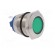 Indicator: LED | flat | 12VDC | 12VAC | Cutout: Ø19mm | brass image 8