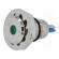 Indicator: LED | flat | green | 12VDC | Ø12mm | IP67 | for soldering image 1