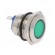 Indicator: LED | flat | green | 24VDC | 24VAC | Ø16mm | brass | Body: silver фото 8