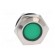 Indicator: LED | flat | green | 24VDC | 24VAC | Ø16mm | brass | Body: silver image 9